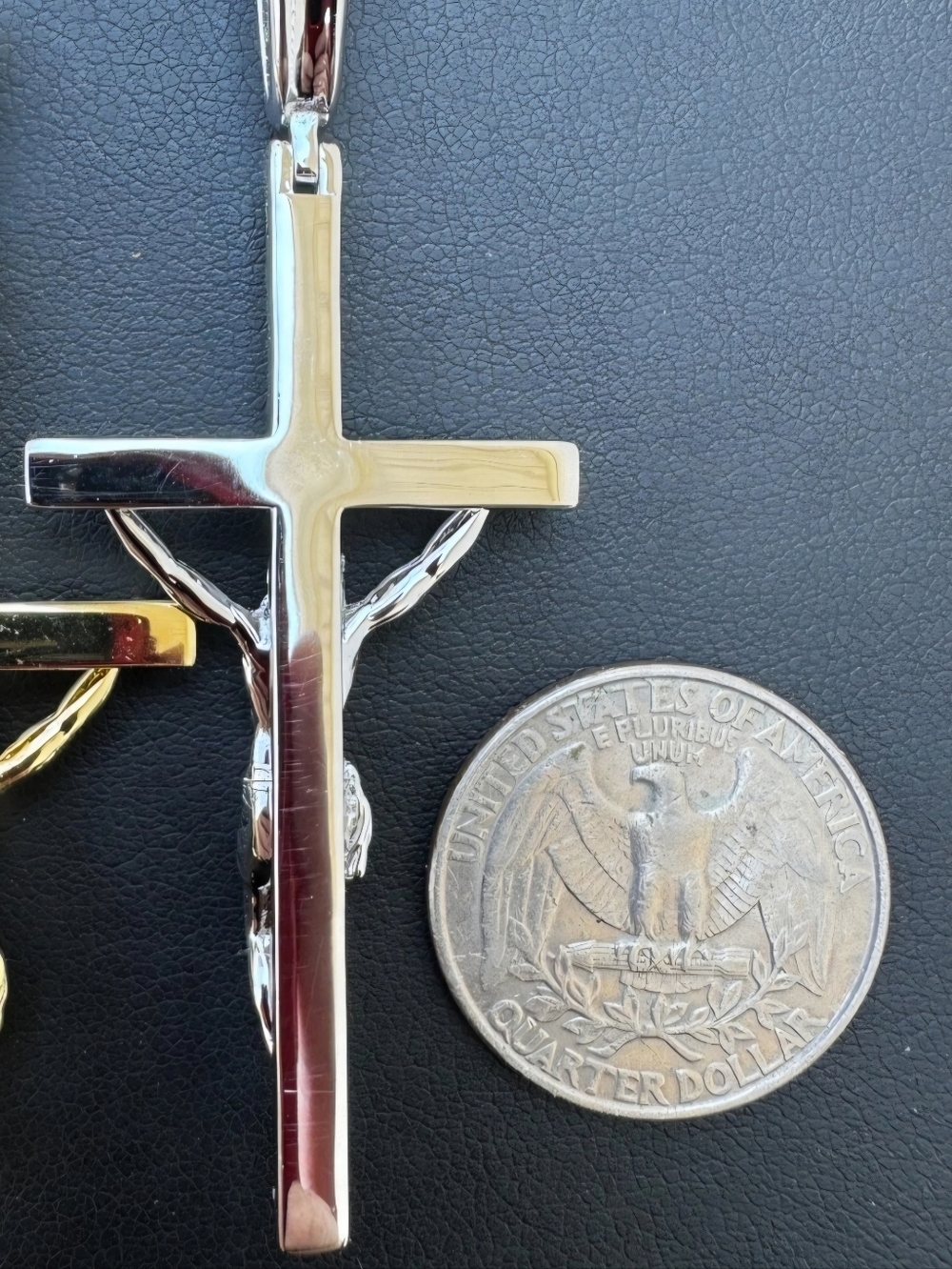 Iced Out 3D Jesus On Cross Moissanite Pendant - Real 925 Silver 2" NEW - Picture 9 of 13